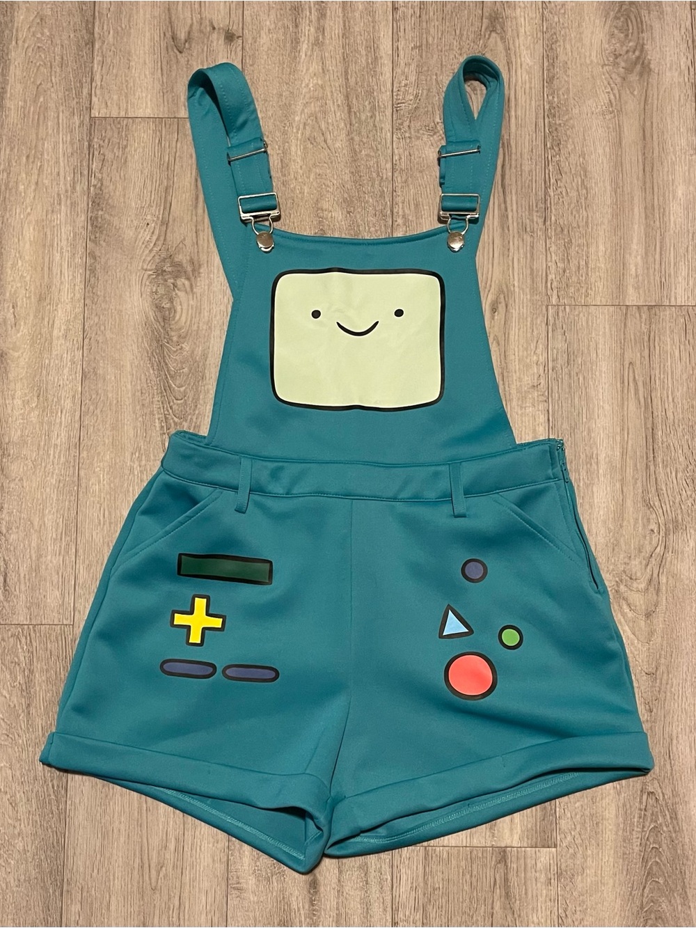 Cartoon Network Adventure Time BMO Hot Topic Size Medium Shortalls Cosplay